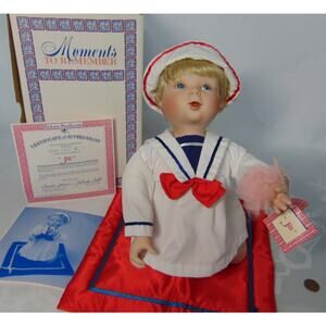 Ashton Drake JILL DOLL Limited Edition Sailor Sail Boat Yacht Nautical Boxed COA